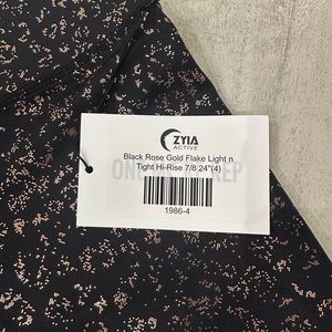 Zyia gold flake leggings